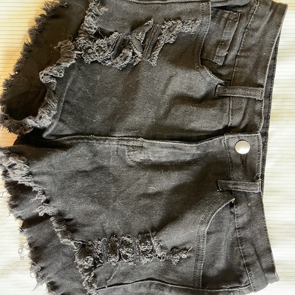 Brandy Melville black jean shorts ! - Picture 2 of 7